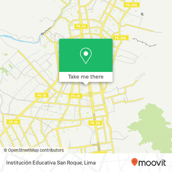 Institución Educativa San Roque map