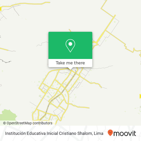 Institución Educativa Inicial Cristiano Shalom map