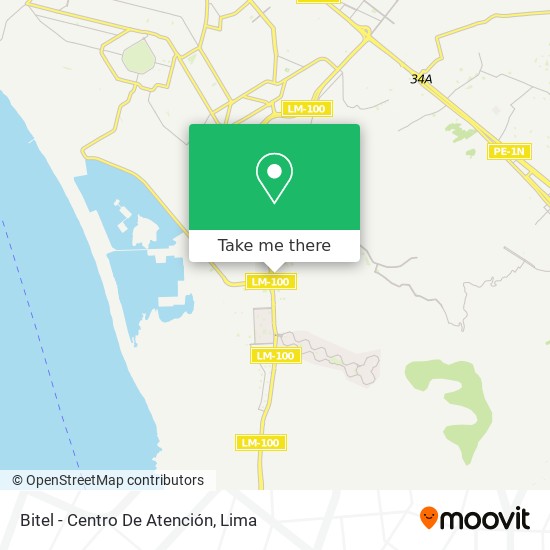 Bitel - Centro De Atención map