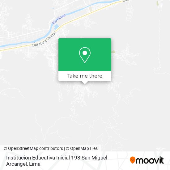 Mapa de Institución Educativa Inicial 198 San Miguel Arcangel
