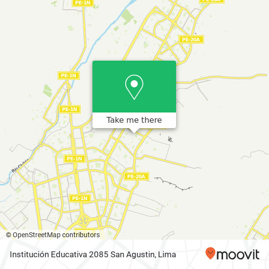 Institución Educativa 2085 San Agustin map