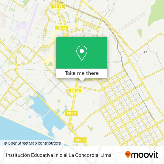 Institución Educativa Inicial La Concordia map