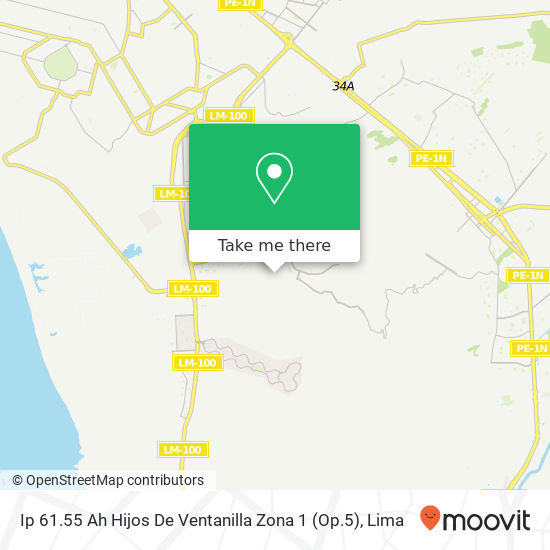 Ip 61.55 Ah Hijos De Ventanilla Zona 1 (Op.5) map