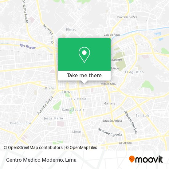 Centro Medico Moderno map