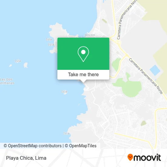 Playa Chica map