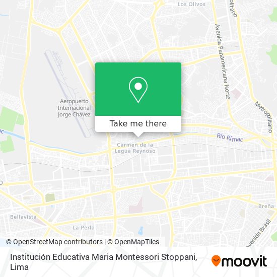 Institución Educativa Maria Montessori Stoppani map