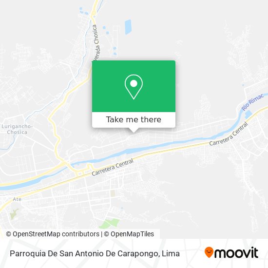 Parroquia De San Antonio De Carapongo map