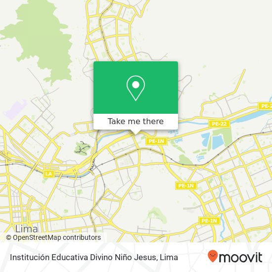 Institución Educativa Divino Niño Jesus map
