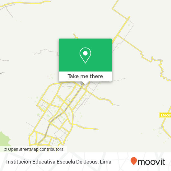 Institución Educativa Escuela De Jesus map