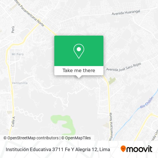 Institución Educativa 3711 Fe Y Alegría 12 map