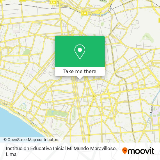 Institución Educativa Inicial Mi Mundo Maravilloso map