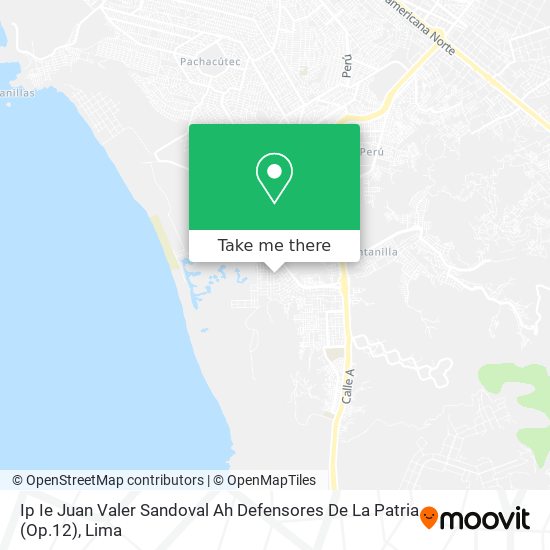 Ip Ie Juan Valer Sandoval Ah Defensores De La Patria (Op.12) map