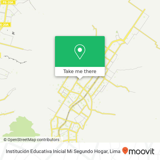 Institución Educativa Inicial Mi Segundo Hogar map