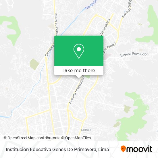 Institución Educativa Genes De Primavera map