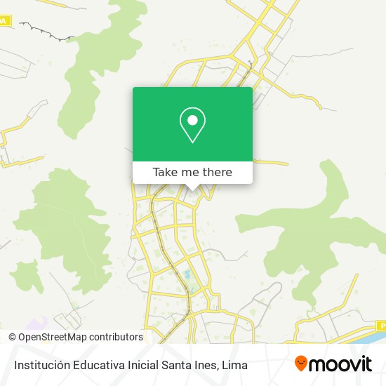 Institución Educativa Inicial Santa Ines map