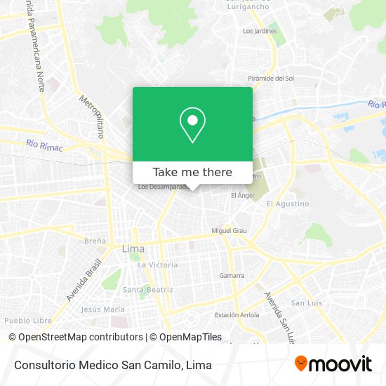 Mapa de Consultorio Medico San Camilo