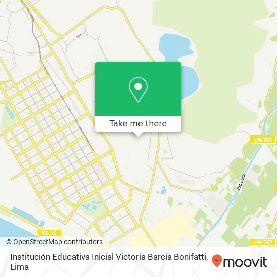Institución Educativa Inicial Victoria Barcia Bonifatti map