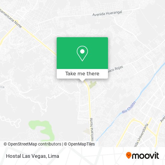 Hostal Las Vegas map