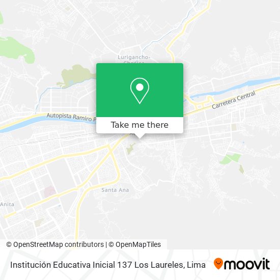 Institución Educativa Inicial 137 Los Laureles map