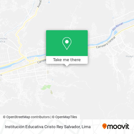 Institución Educativa Cristo Rey Salvador map