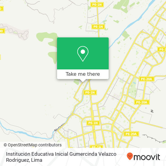 Institución Educativa Inicial Gumercinda Velazco Rodriguez map