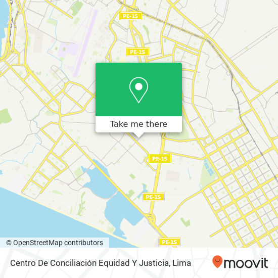 Centro De Conciliación Equidad Y Justicia map