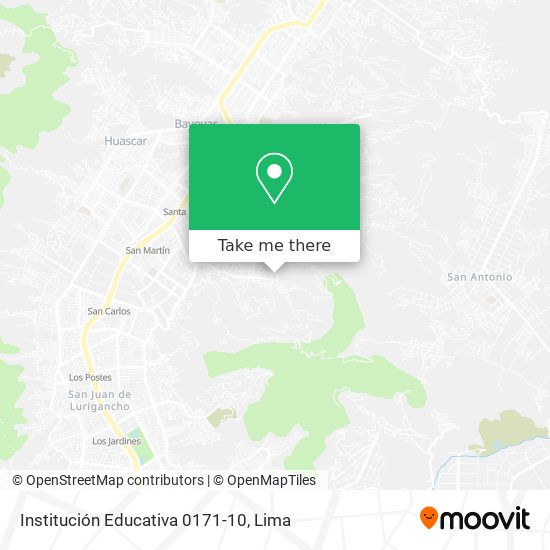 Institución Educativa 0171-10 map