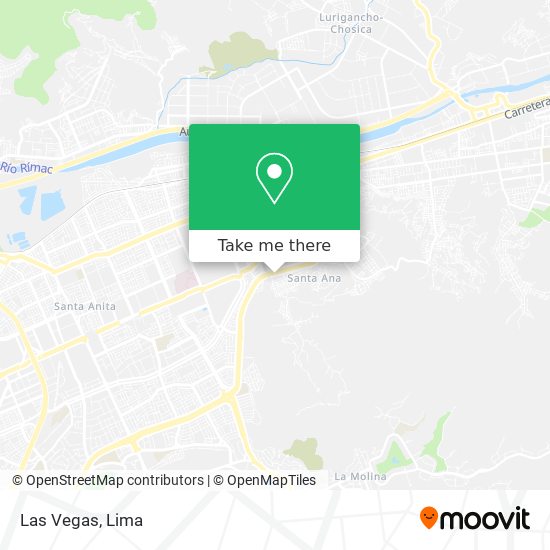 Mapa de Las Vegas