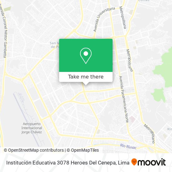 Institución Educativa 3078 Heroes Del Cenepa map