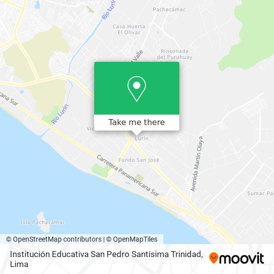 Institución Educativa San Pedro Santísima Trinidad map
