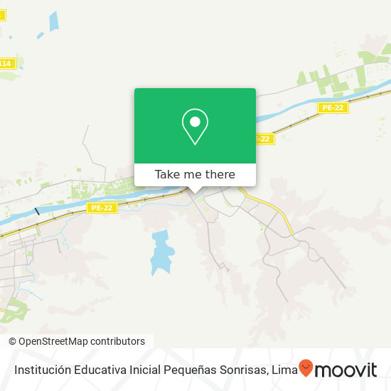 Institución Educativa Inicial Pequeñas Sonrisas map