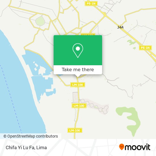 Chifa Yi Lu Fa map