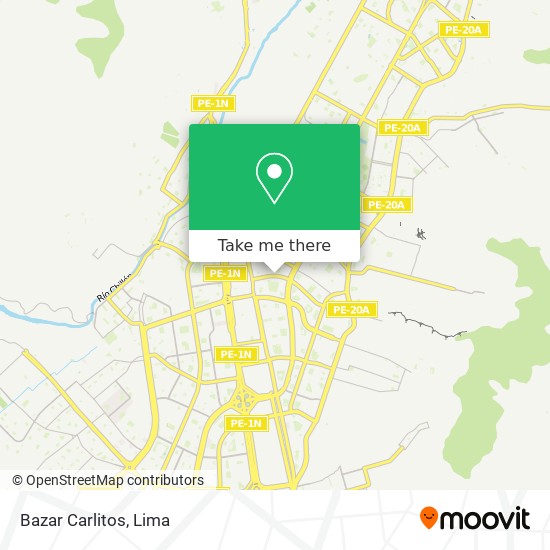 Bazar Carlitos map