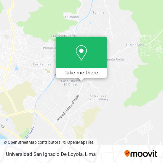 Universidad San Ignacio De Loyola map