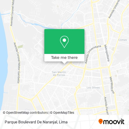 Parque Boulevard De Naranjal map