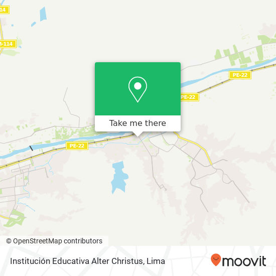 Institución Educativa Alter Christus map