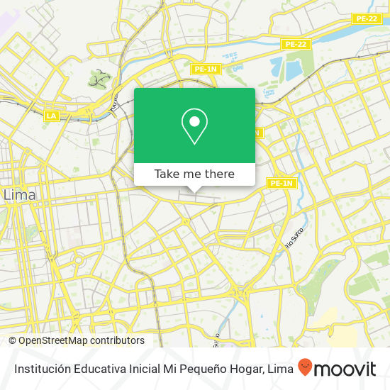 Institución Educativa Inicial Mi Pequeño Hogar map