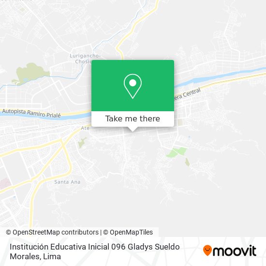 Institución Educativa Inicial 096 Gladys Sueldo Morales map