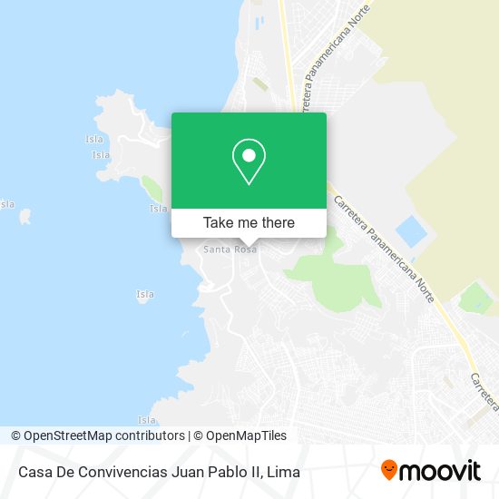 Casa De Convivencias Juan Pablo II map