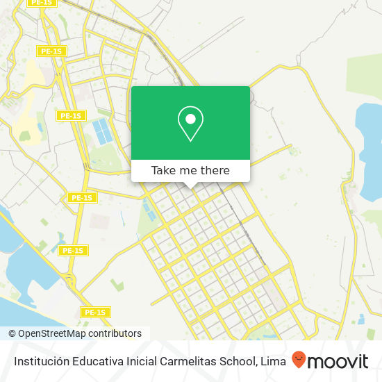 Institución Educativa Inicial Carmelitas School map