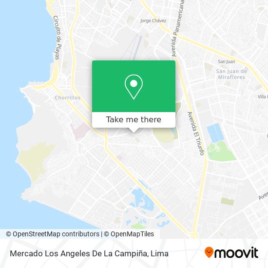 Mercado Los Angeles De La Campiña map