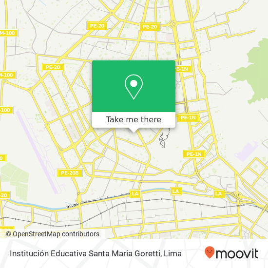 Institución Educativa Santa Maria Goretti map