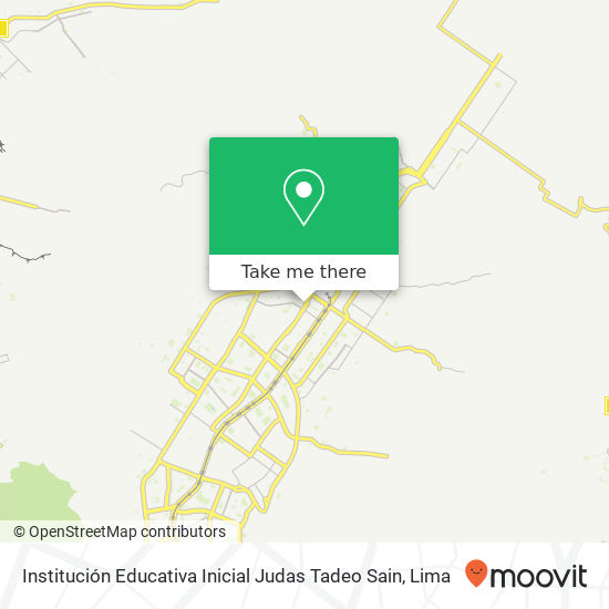 Institución Educativa Inicial Judas Tadeo Sain map