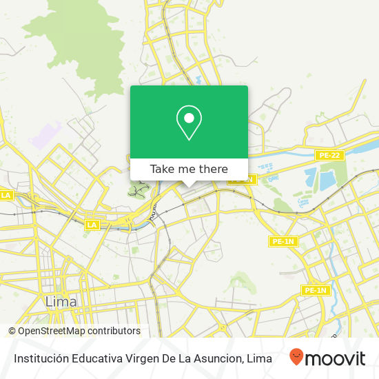 Institución Educativa Virgen De La Asuncion map