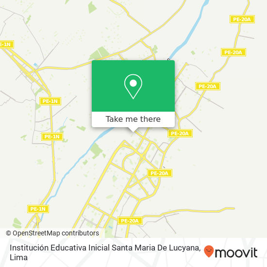 Institución Educativa Inicial Santa Maria De Lucyana map