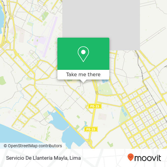 Servicio De Llantería Mayla map