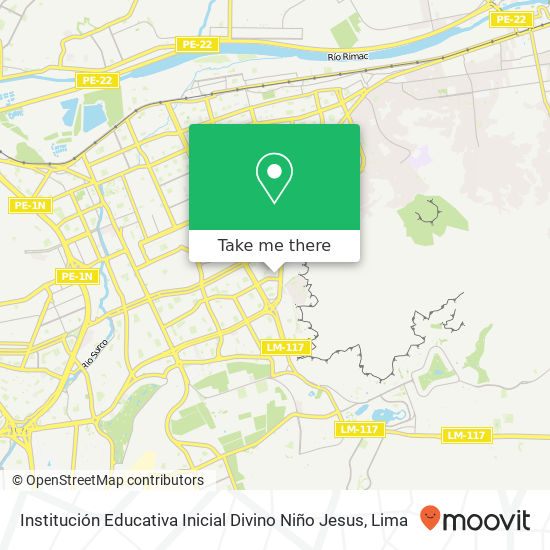 Institución Educativa Inicial Divino Niño Jesus map