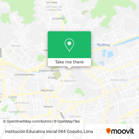 Institución Educativa Inicial 084 Coquito map