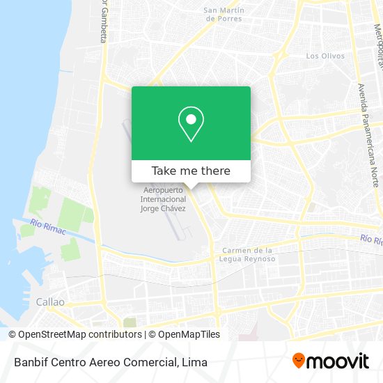 Banbif Centro Aereo Comercial map