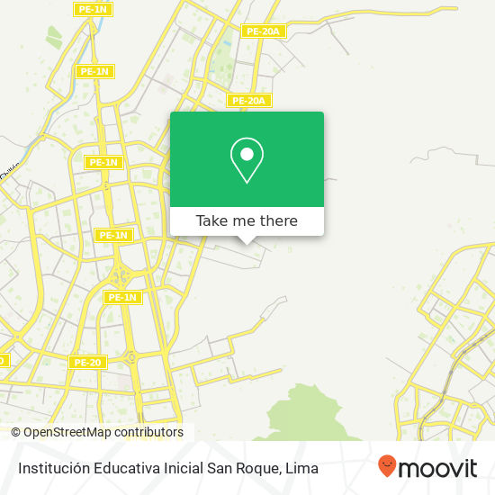 Institución Educativa Inicial San Roque map